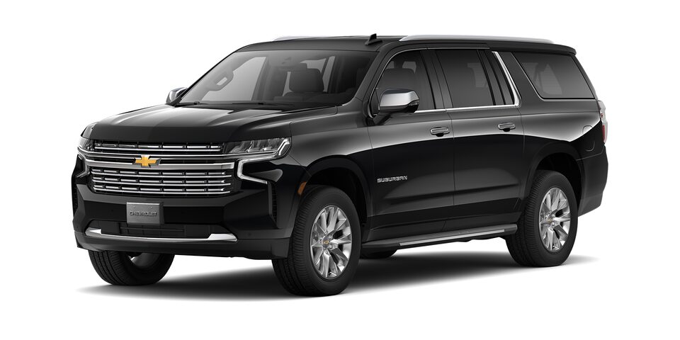 Chevrolet Suburban 2023 con faros LED en color negro