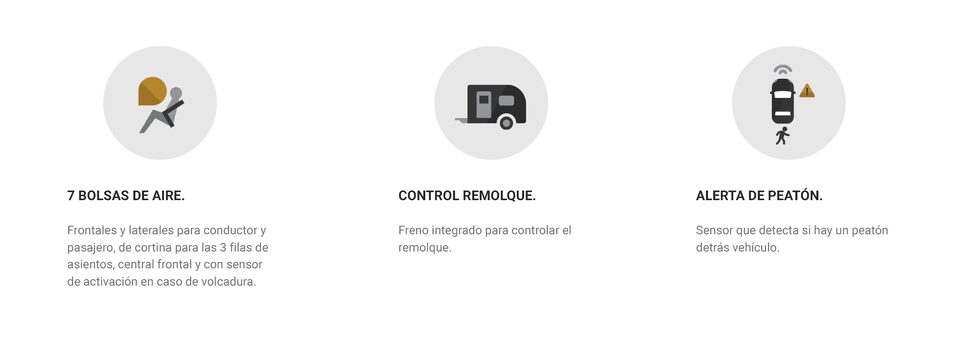 7 bolsas de aire, alerta de peatón y control remolque para Chevrolet Suburban 2023, camioneta grande